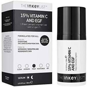 The INKEY List 15% Vitamin C And EGF Serum.