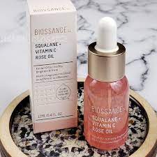 Biossance Squalane + Vitamin C Rose Oil 12ml